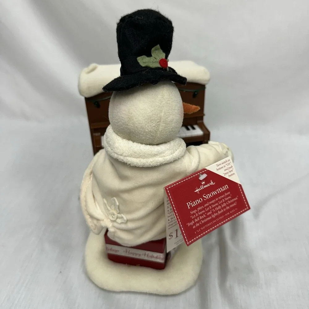 Hallmark 2005 Jingle Pals Piano Playing‎ Snowman Lights Music *No Movement *READ